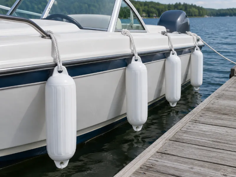 Boat fender 4 pack with ropes